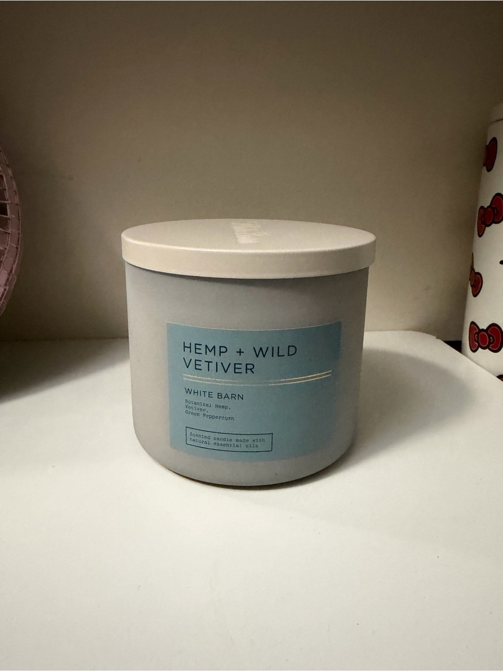 White Barn Hemp + Wild Vetiver Candle